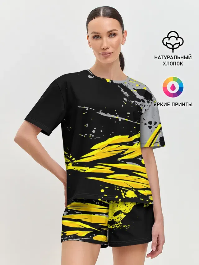 Женская пижама с шортами