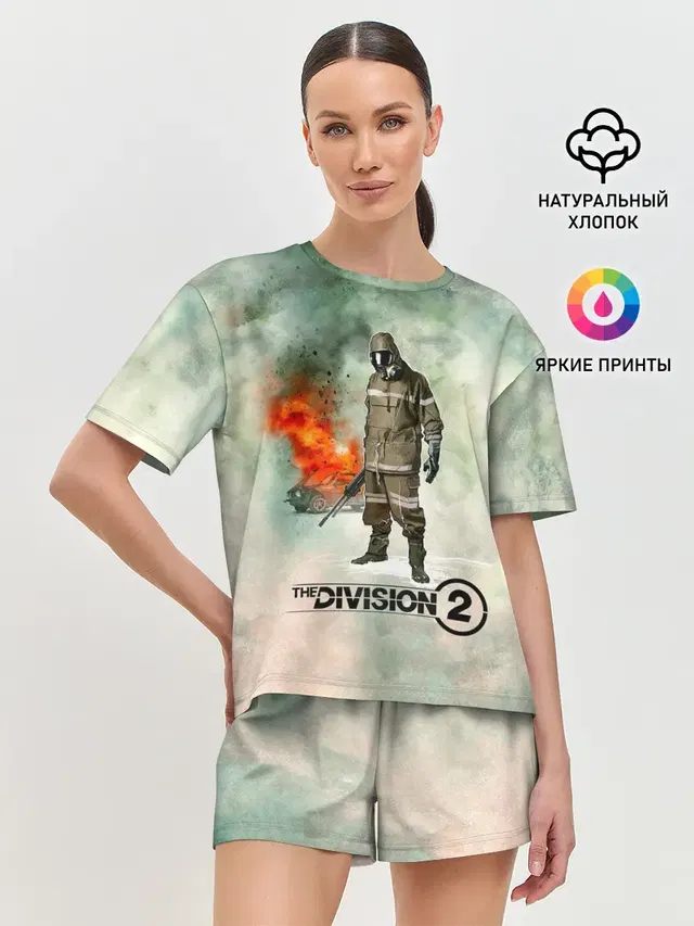 Женская пижама с шортами