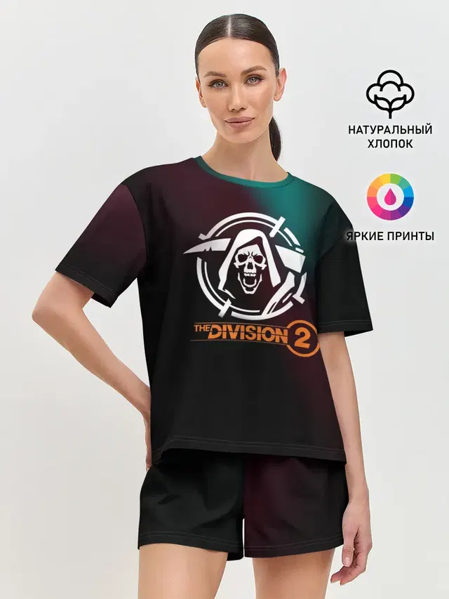 Женская пижама с шортами