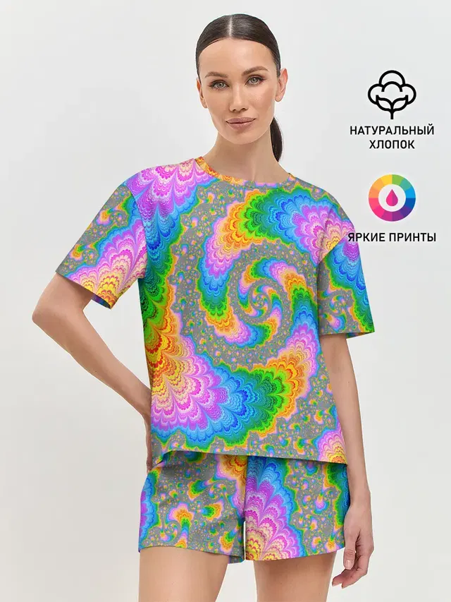 Женская пижама с шортами
