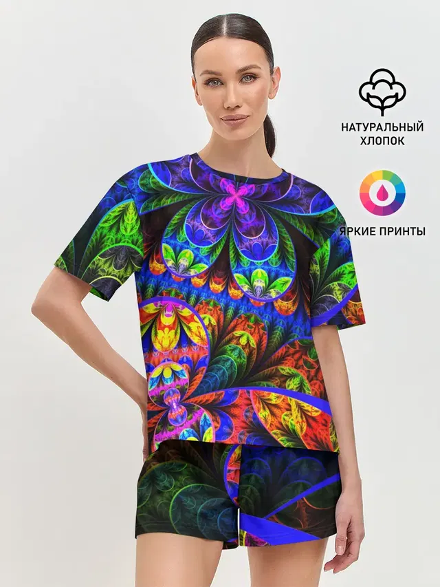 Женская пижама с шортами