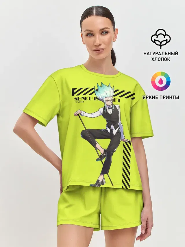Женская пижама с шортами