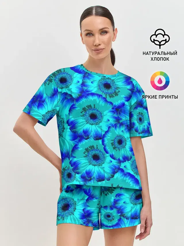 Женская пижама с шортами