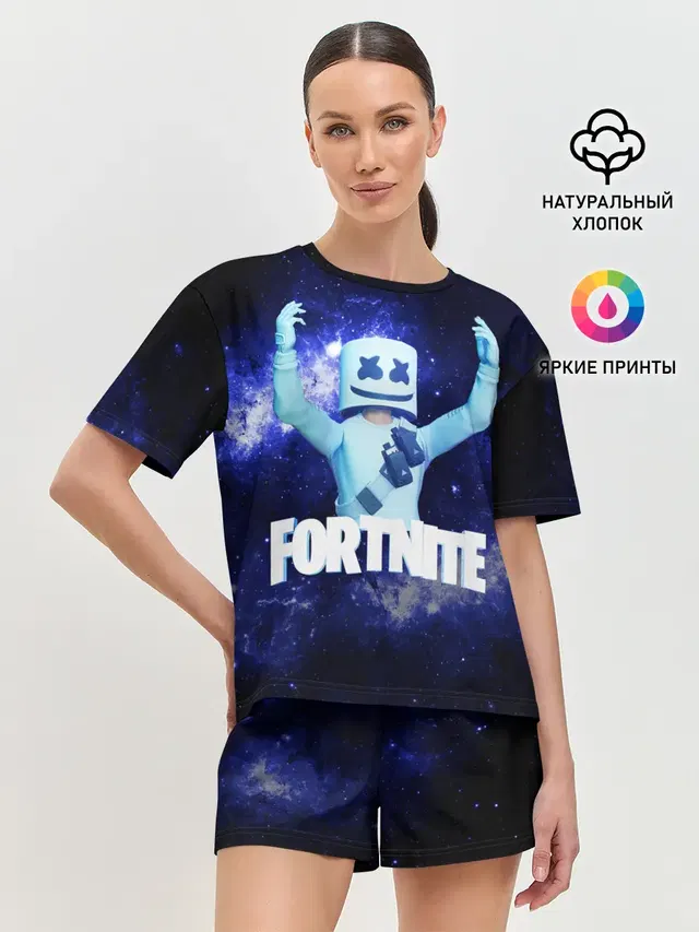 Женская пижама с шортами
