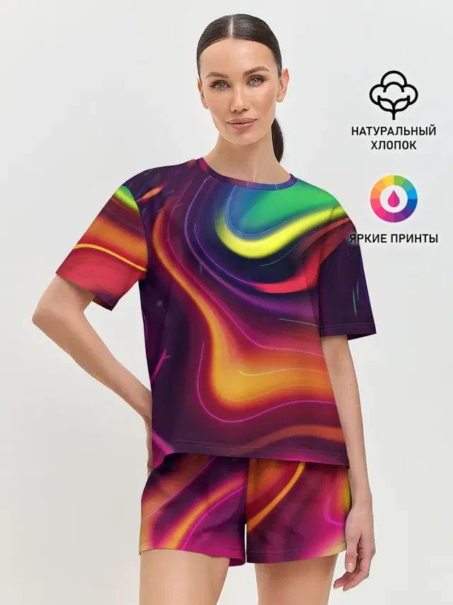 Женская пижама с шортами