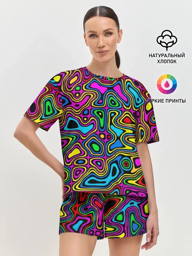 Женская пижама с шортами