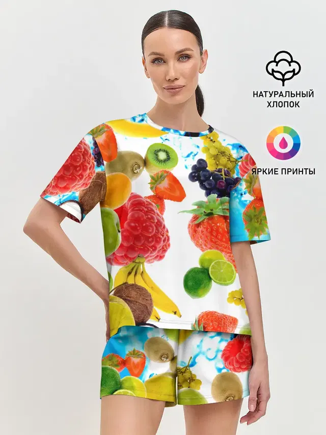 Женская пижама с шортами