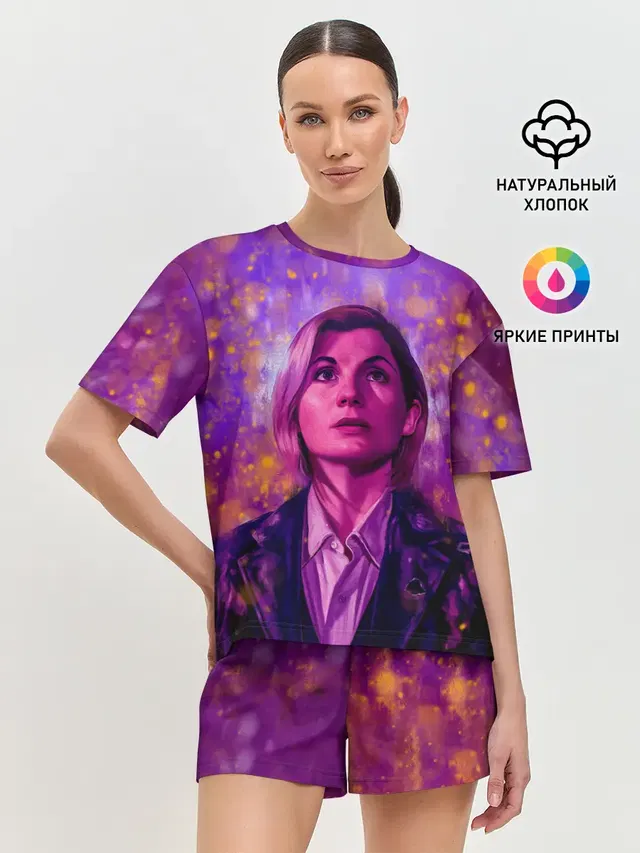 Женская пижама с шортами