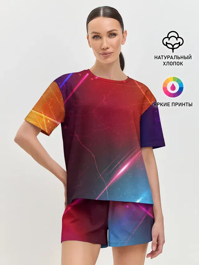 Женская пижама с шортами