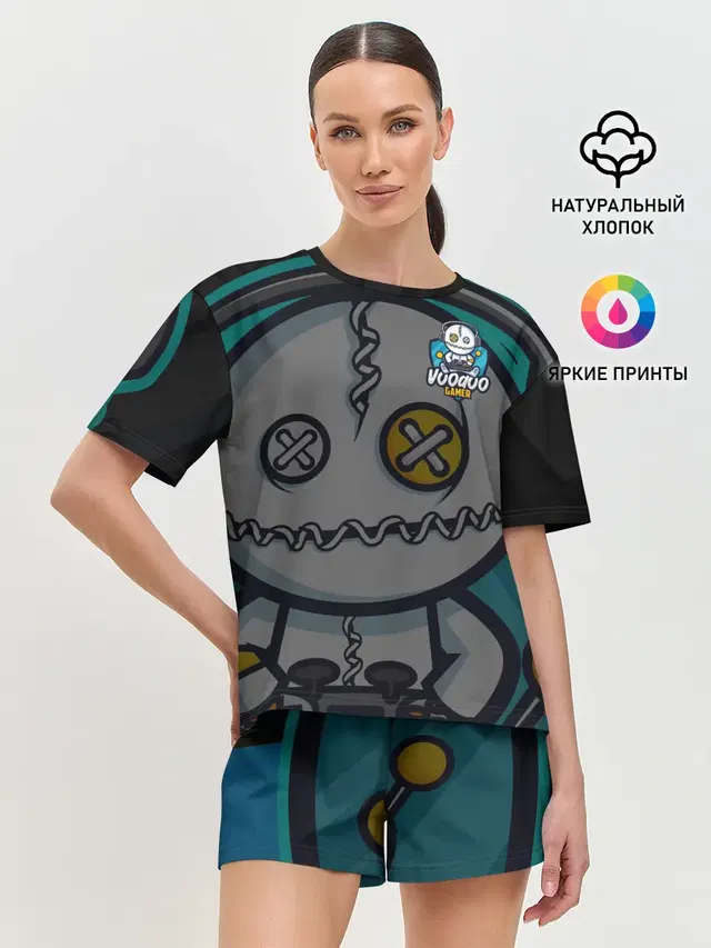 Женская пижама с шортами
