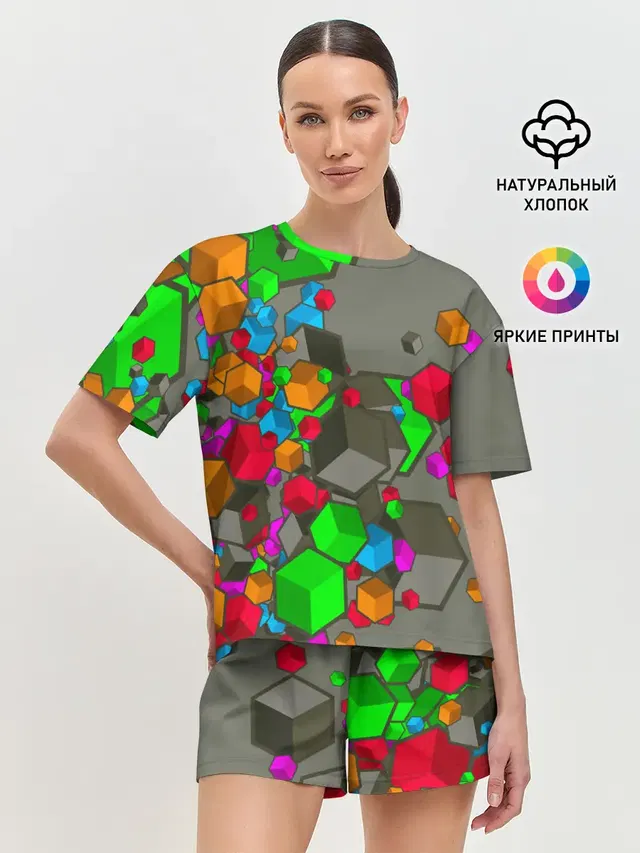 Женская пижама с шортами