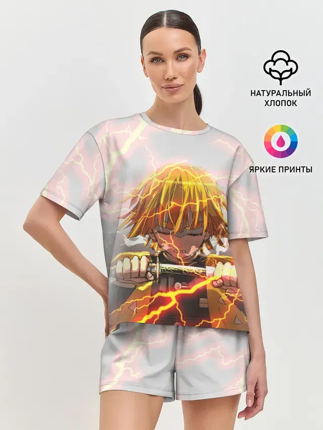Женская пижама с шортами