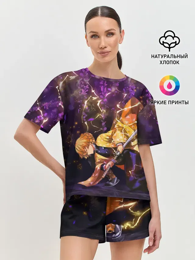 Женская пижама с шортами