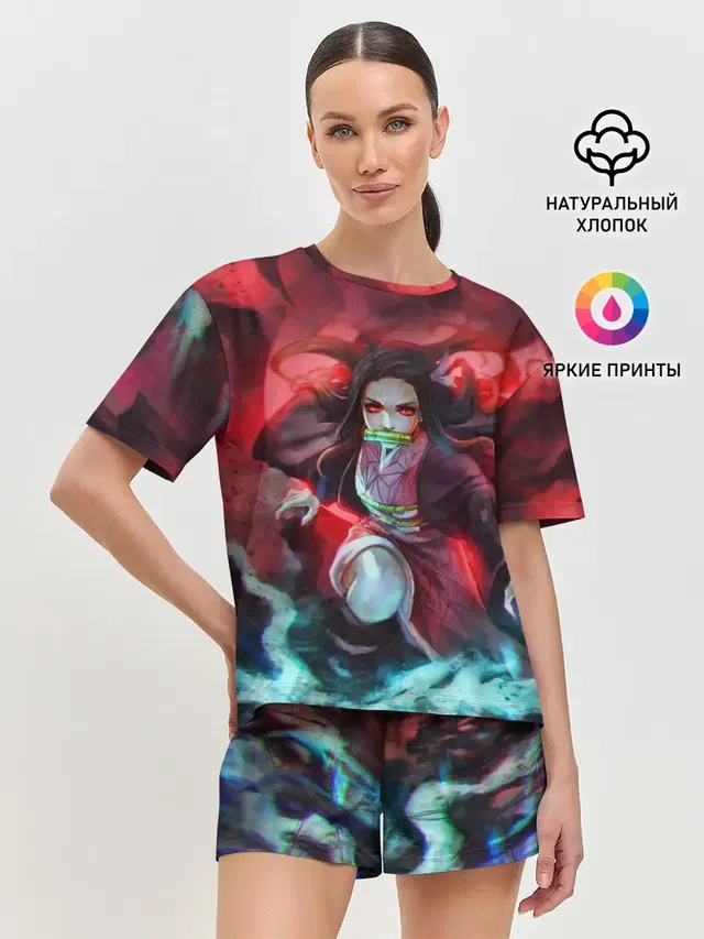 Женская пижама с шортами