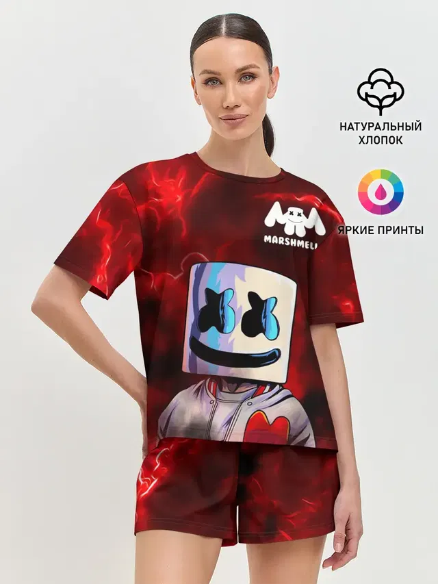 Женская пижама с шортами