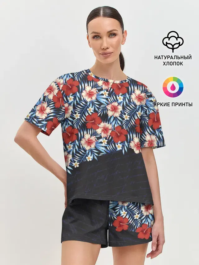 Женская пижама с шортами