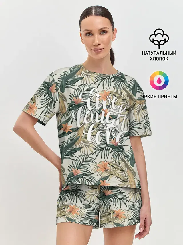 Женская пижама с шортами