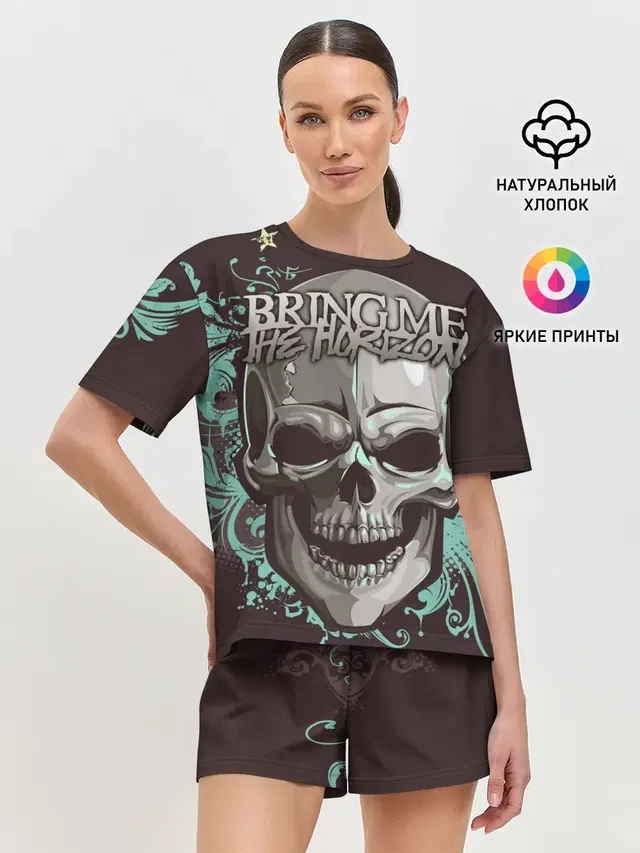 Женская пижама с шортами