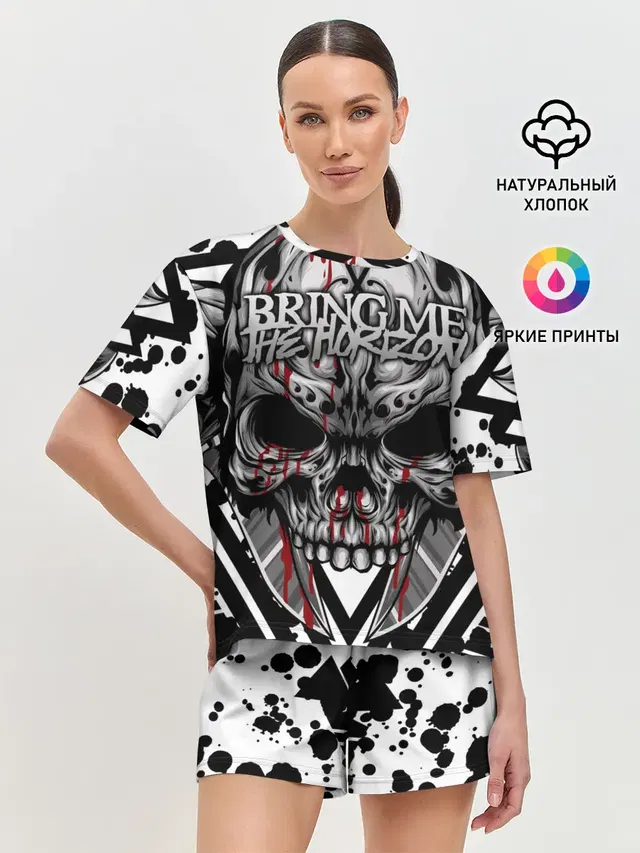 Женская пижама с шортами