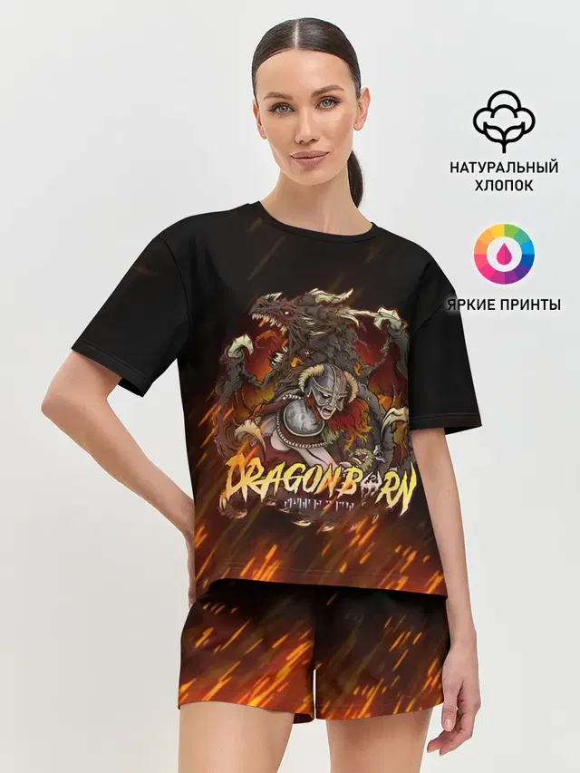 Женская пижама с шортами