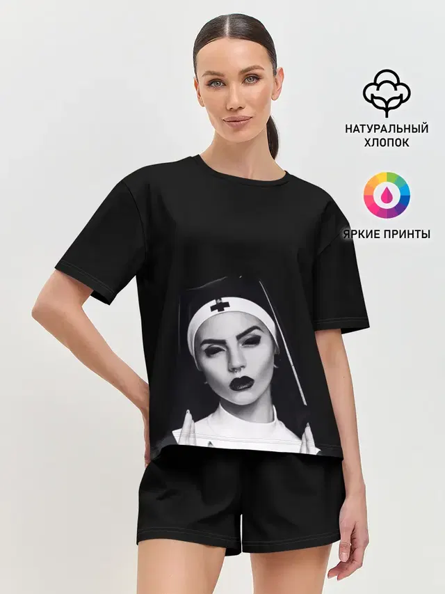 Женская пижама с шортами