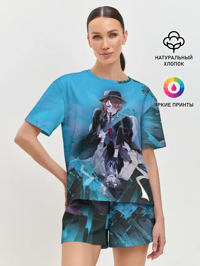 Женская пижама с шортами