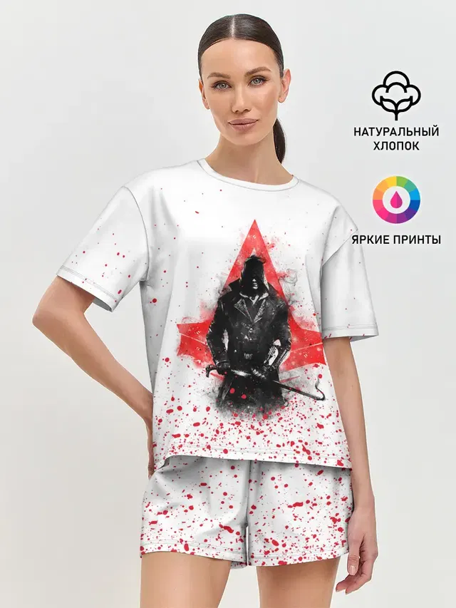 Женская пижама с шортами