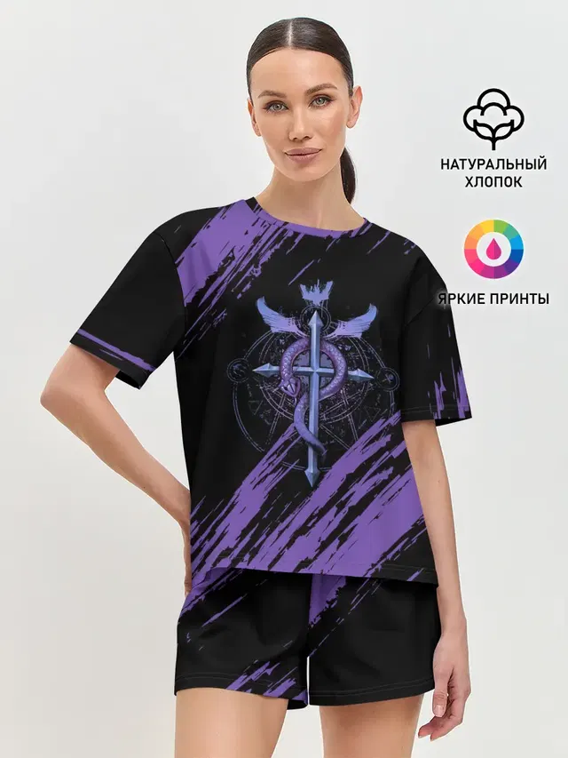 Женская пижама с шортами