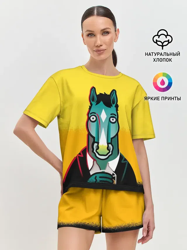 Женская пижама с шортами