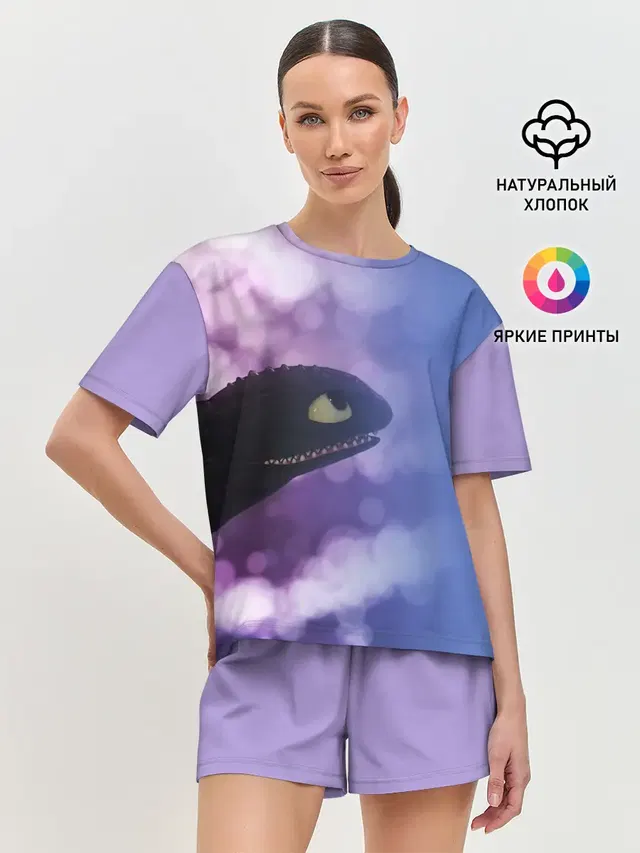 Женская пижама с шортами