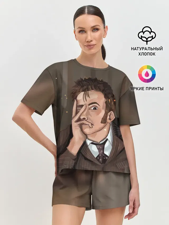 Женская пижама с шортами