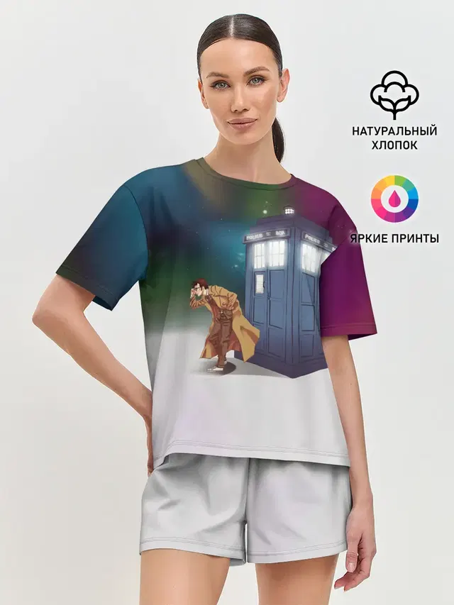 Женская пижама с шортами