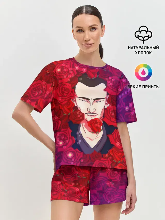 Женская пижама с шортами