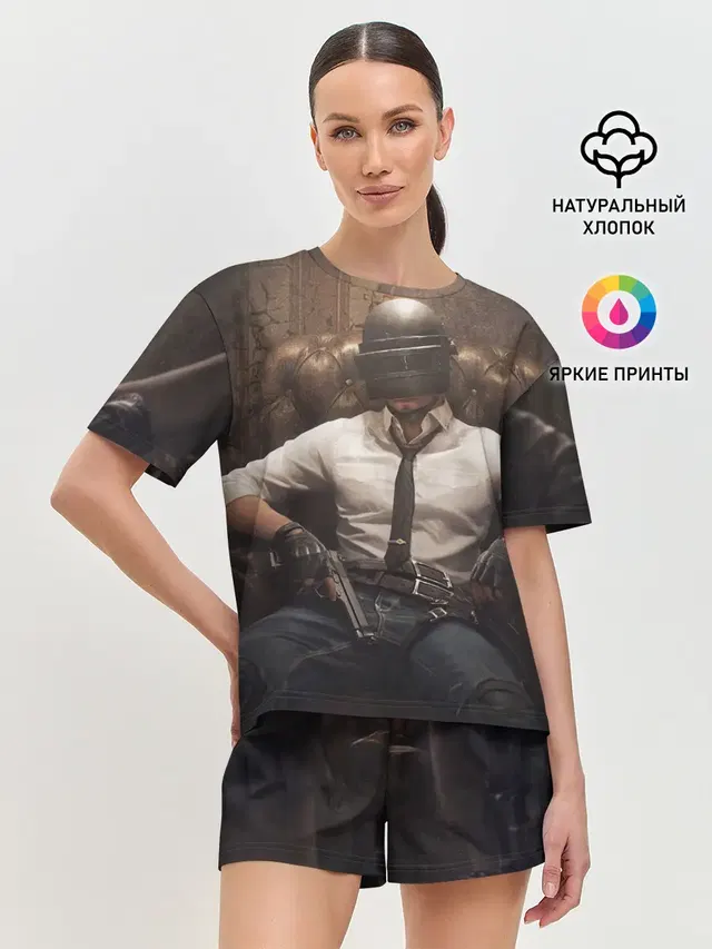 Женская пижама с шортами