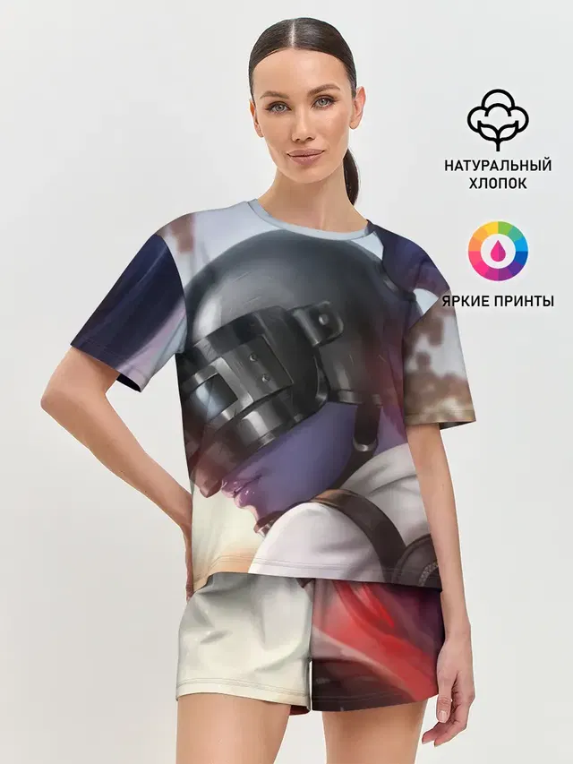 Женская пижама с шортами