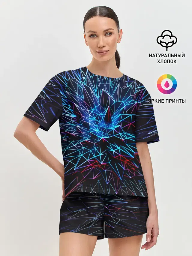 Женская пижама с шортами