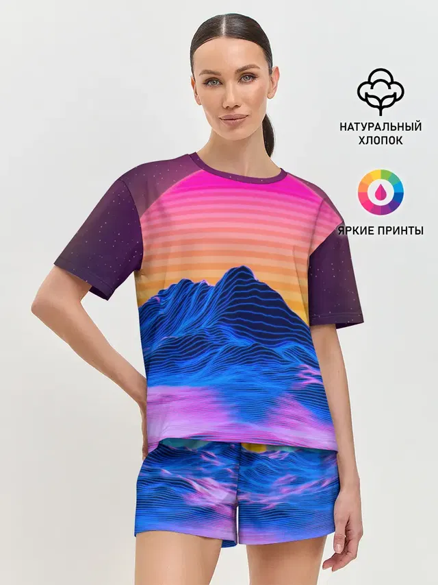 Женская пижама с шортами