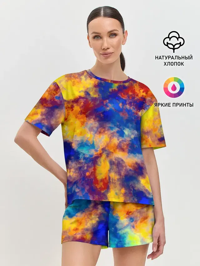 Женская пижама с шортами