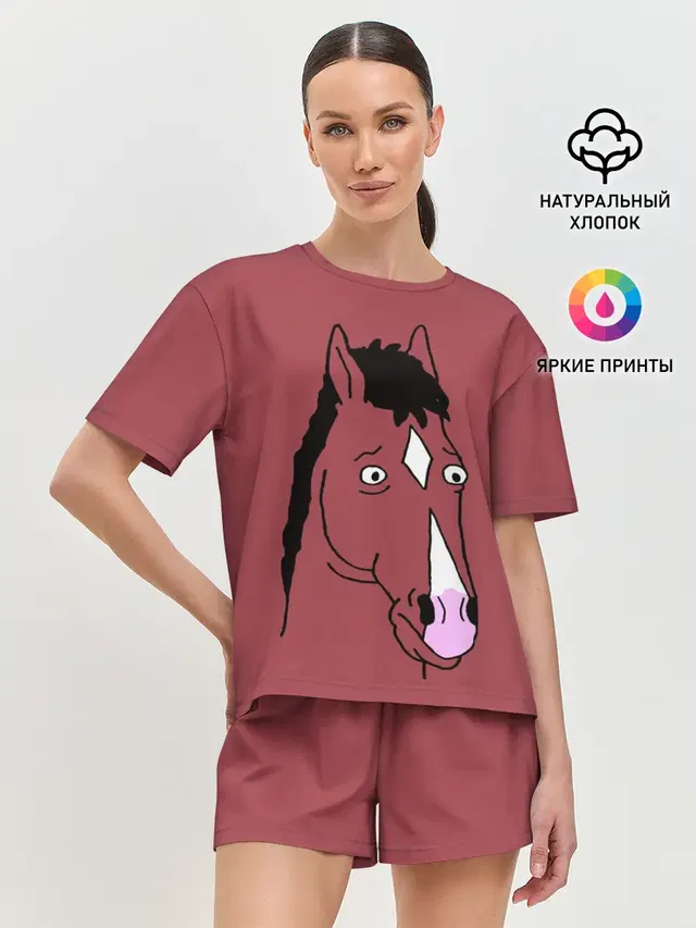 Женская пижама с шортами