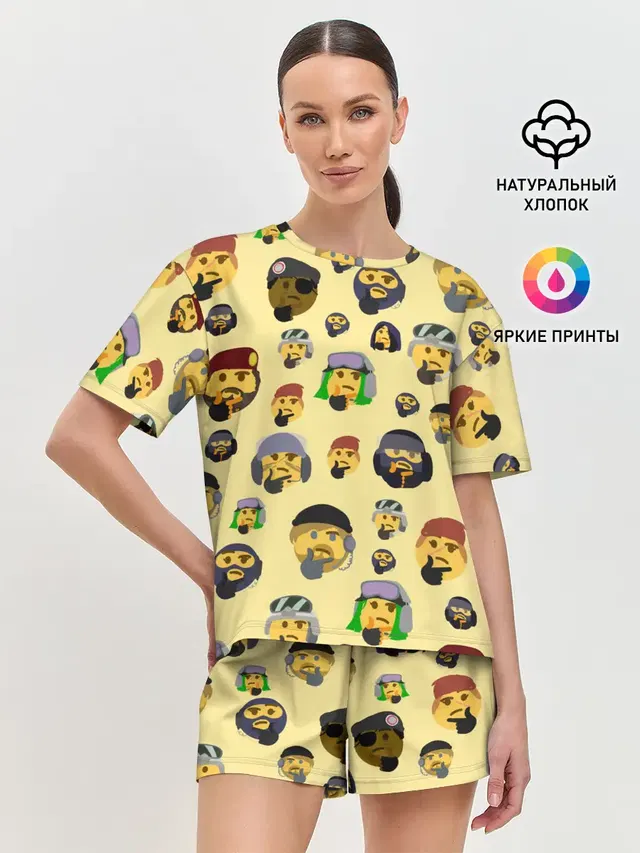 Женская пижама с шортами