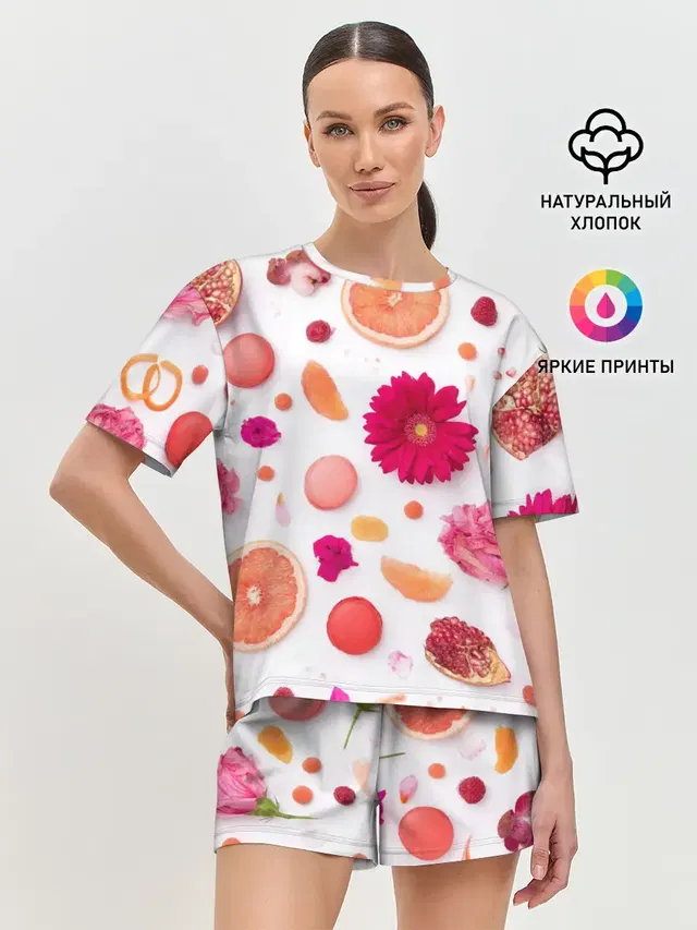 Женская пижама с шортами