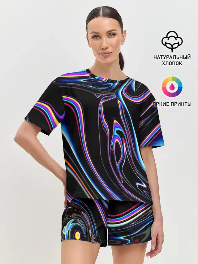 Женская пижама с шортами