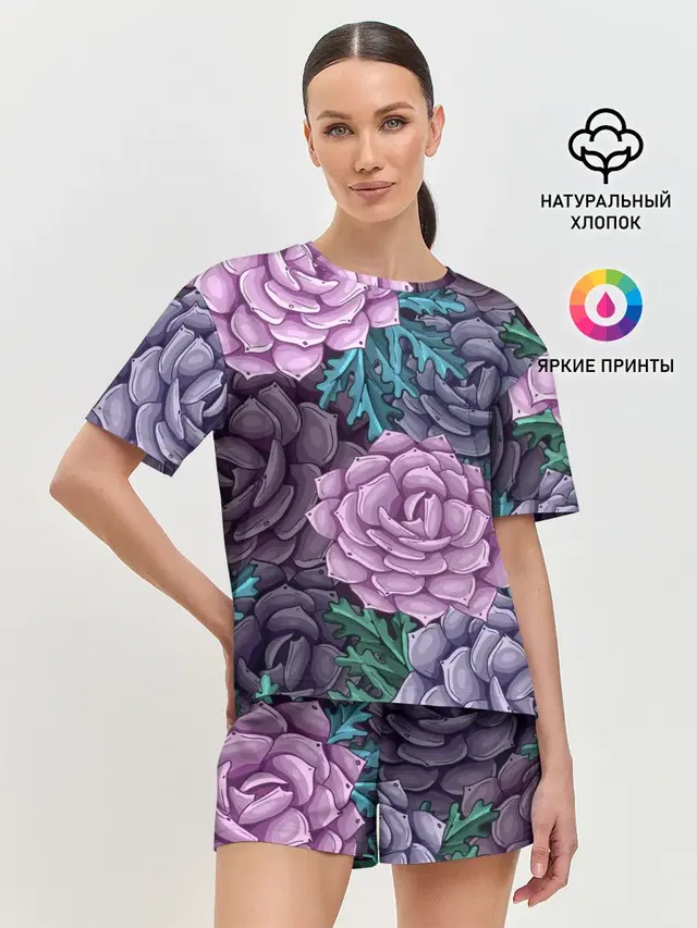 Женская пижама с шортами