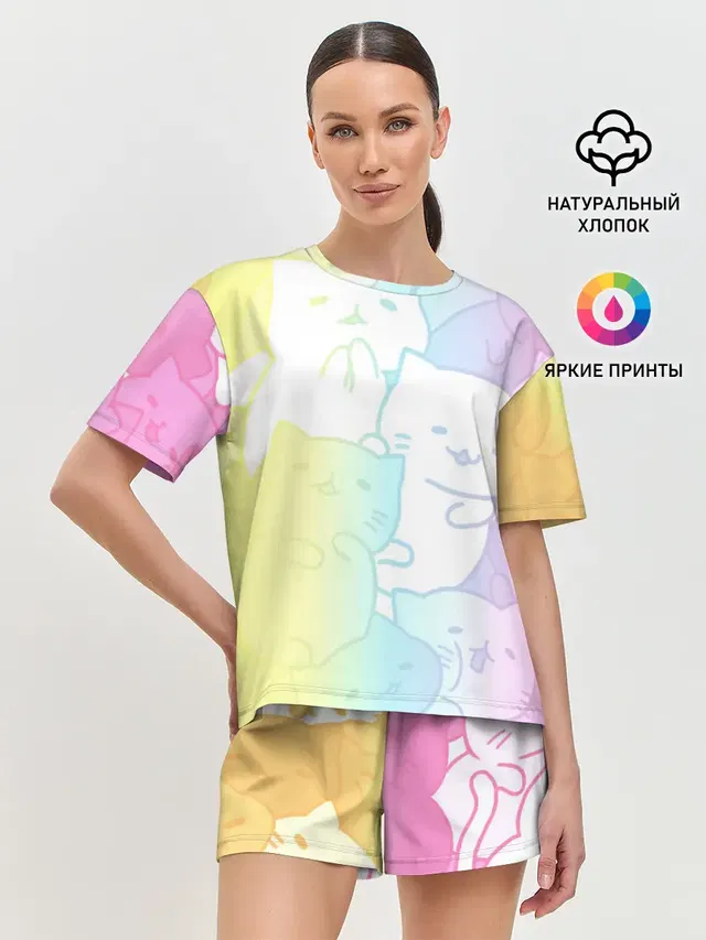 Женская пижама с шортами