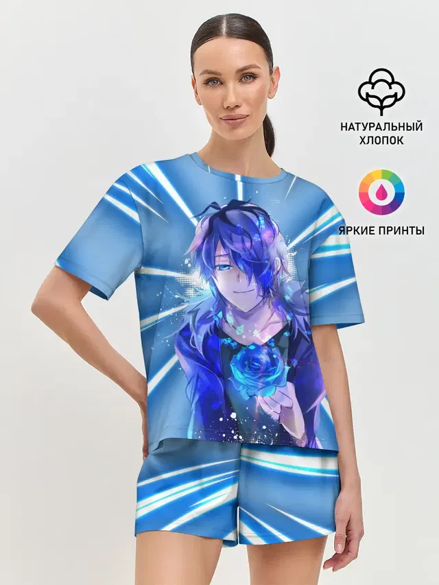 Женская пижама с шортами