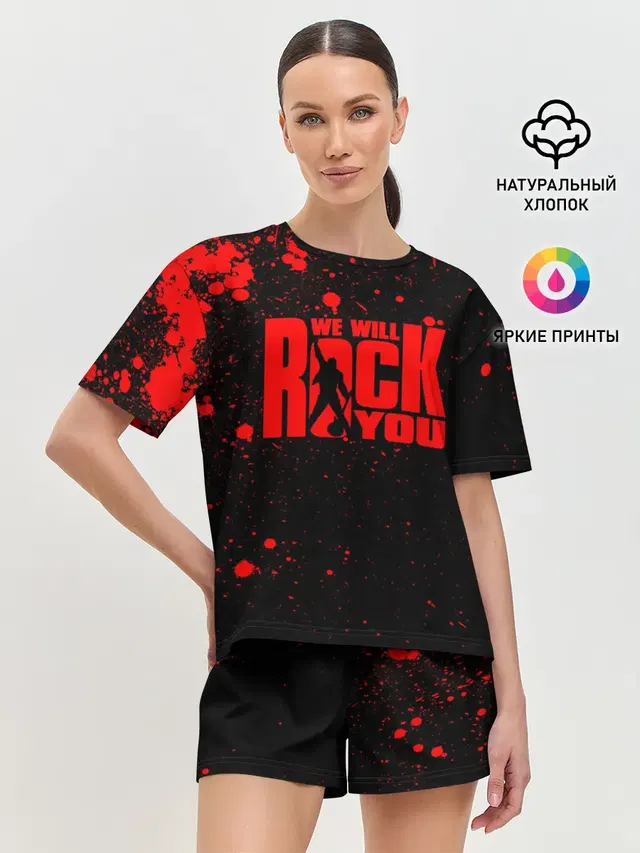 Женская пижама с шортами