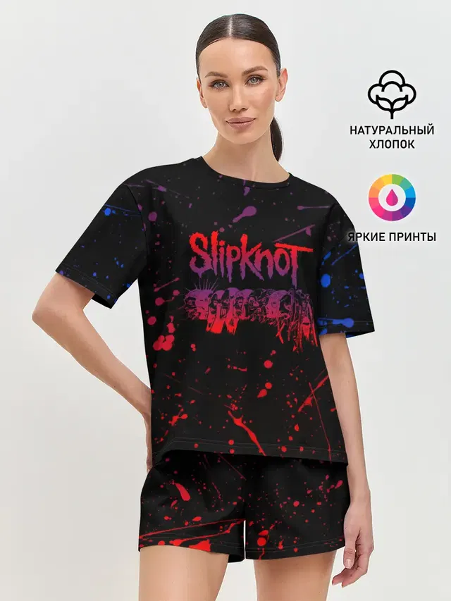 Женская пижама с шортами