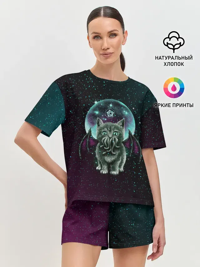 Женская пижама с шортами