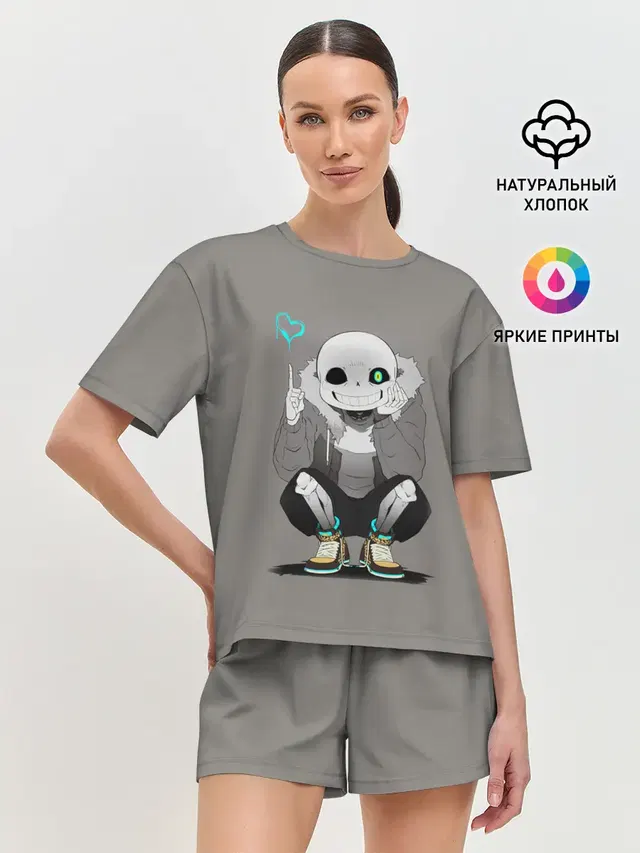 Женская пижама с шортами