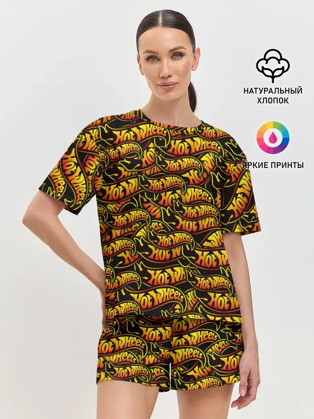 Женская пижама с шортами